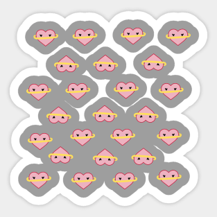 hearts Sticker